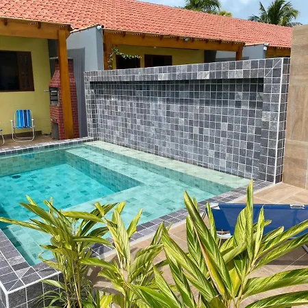 Casinhas Terõ - Chalé 01 com Piscina São Sebastião Exterior foto